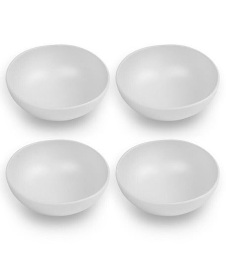 Matte Craft Melamine Coupe Bowls, Set of 6