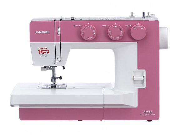 Швейная машина Janome 1522PG белый/розовый