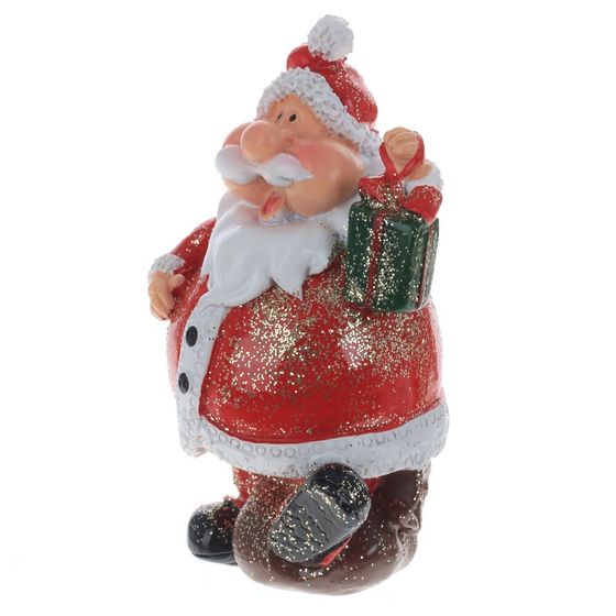 Фигурка декоративная &quot;Санта&quot;, L5,5 W5 H9 см, 2в.