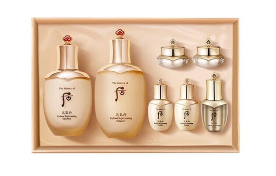 The History Of Whoo Floral Nourishing Weather Den Skincare Sets Moisturizes And Hydrates Seven-Piece Set