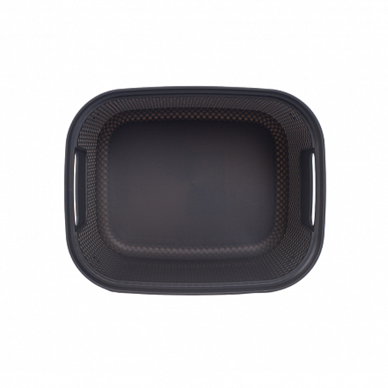 Корзинка NICKEL тёмно-серая 6л 21.7×26.7×15.2см