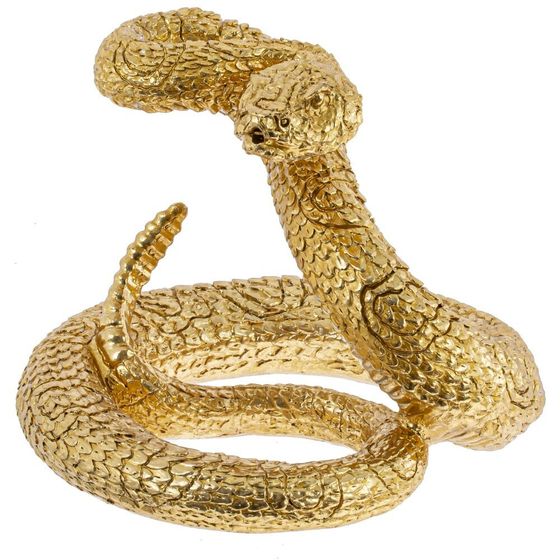 Фигурка декоративная "Змея", L16 W18 H14 см, 1 штука, дизайн микс