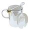 Кружка с крышкой и ложкой, 330 мл, L12 W8 H13 см, 2в.