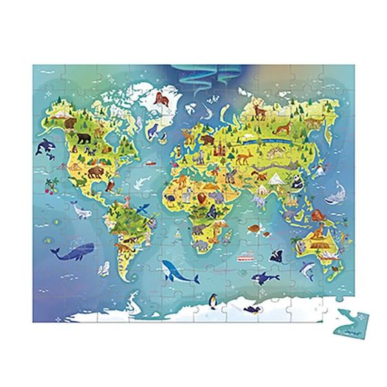 JANOD The World Puzzle 100 pieces