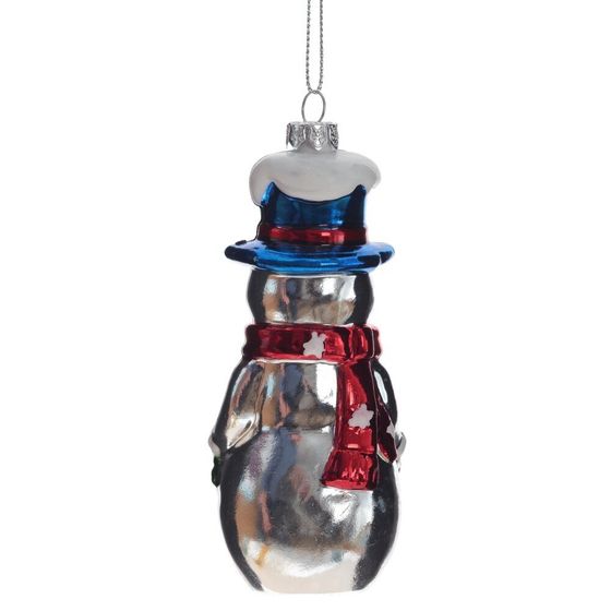 Украшение новогоднее &quot;Снеговик&quot;, L5 W4 H12,5 см, 3в.