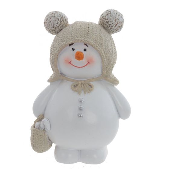 Фигурка декоративная &quot;Снеговик&quot;, L9 W6,5 H13 см, 2в.