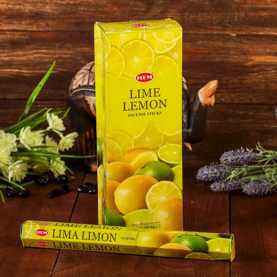 Благовония &quot;HEM&quot; 20 палочек угольные lime lemon