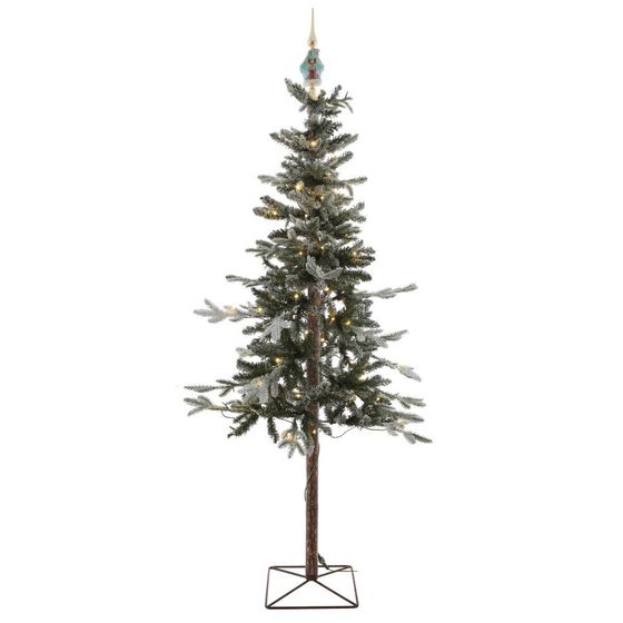 Елка искусственная "Муза" с подсветкой, L81 W81 H182 см, 582 ветки, 100 LEDламп, работает от сети