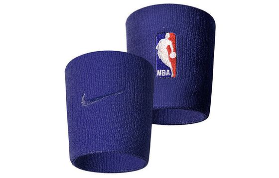 Nike Basketball Wristbands Breathable Protective Blue