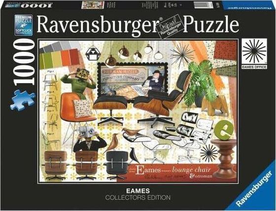 Ravensburger Puzzle 1000el Eames design 168996 RAVENSBURGER