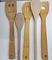 !09 Набор из 3-х предметов - Ложка для перемешивания + Лопатка +Ложка, дерево, +ПОДАРОК 2 ложки