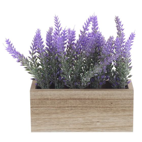Цветочная композиция "Лаванда", L17 W6 H17,5 см
