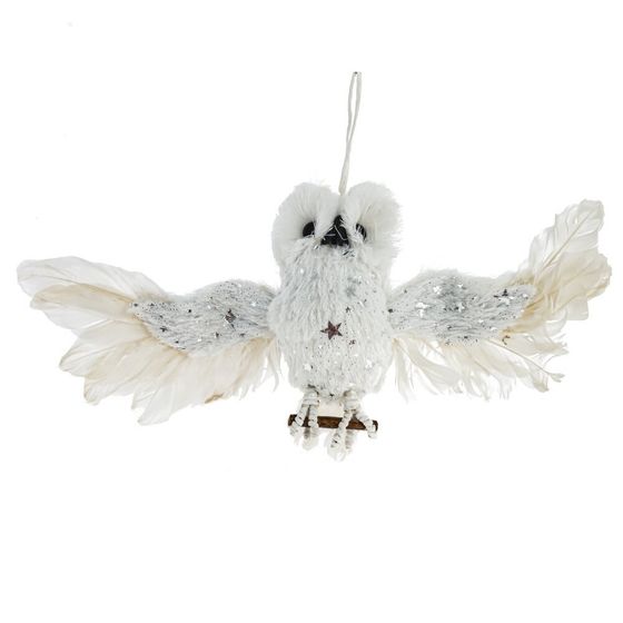 Изделие декоративное подвесное &quot;Сова&quot;, L34 W12 H18 см