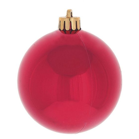 Набор из 2шт, Украшение новогоднее Шар&quot;Клубничный дуэт&quot;, D10 см, L20 W10 H10 см