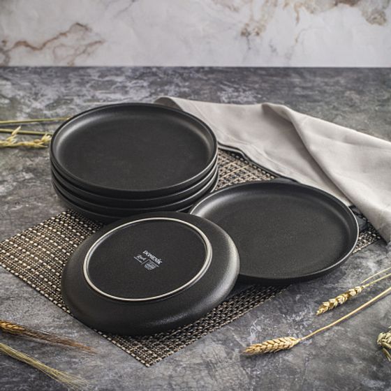 Тарелка десертная ROCK BLACK 21см