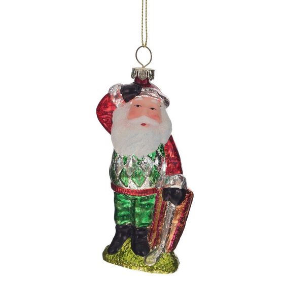 Украшение новогоднее &quot;Дед Мороз&quot;, L6 W3,5 H13 см, 2в.