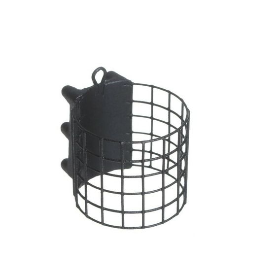 Груз-кормушка металлическая X-FEEDER ME GRUNT M GRID, цвет Matt Black, 50 г, 28 мл