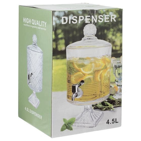 Емкость для напитков, 4400 мл, L20 W20 H39 см