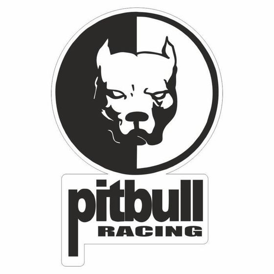 Наклейка &quot;Pitbull racing&quot;, 10 х 15 см