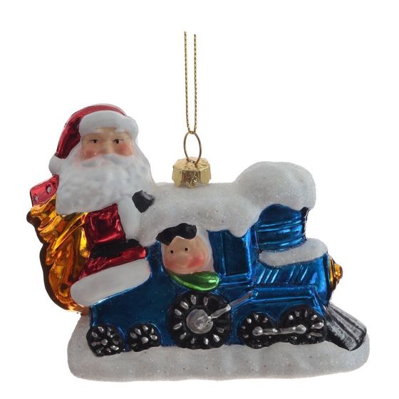 Украшение новогоднее &quot;Дед Мороз&quot;, L11,5 W4 H9 см, 2в.