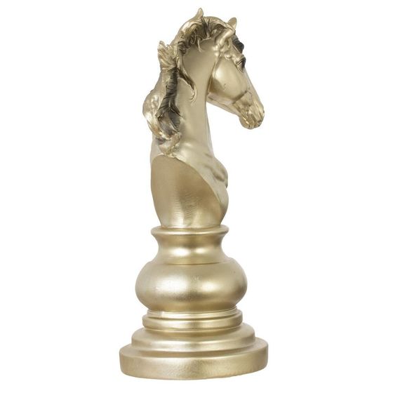 Фигурка декоративная "Шахматный конь", L11 W11 H26 см