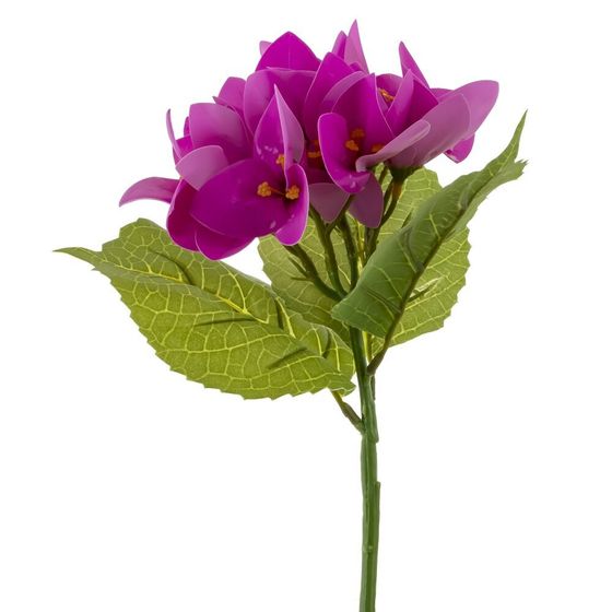 Цветок искусственный "Бугенвиллия" (Real Touch), L16 W11 H35 см