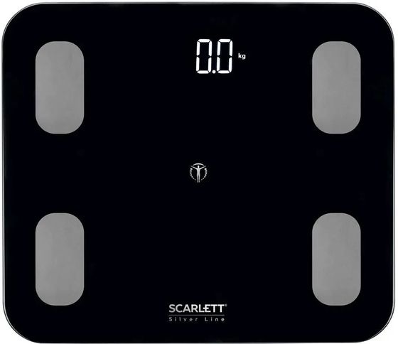 Весы напольные Scarlett SC-BS33ED101 Silver Line 150кг черный умные