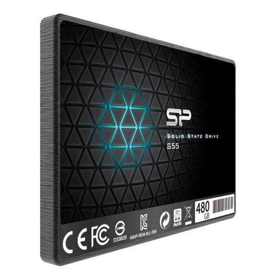 Накопитель SSD 480Gb Silicon Power SATA-III SP480GBSS3S55S25 Slim S55 2.5&quot;