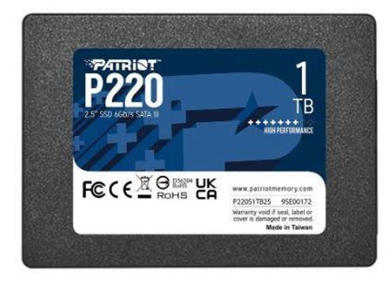 Накопитель SSD 1Tb Patriot SATA-III P220S1TB25 P220 2.5&quot;