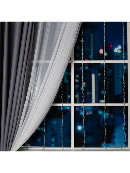 !09 Гирлянда «Водопад» 2×1.5 м, IP20, прозрачная нить, 400 LED, свечение синее, 8 режимов, 220 В (523 x 697) Аналоги Гирлянда «Водопад» 2×1.5 м, IP20, прозрачная нить, 400 LED, свечение синее, 8 режимов, 220 В