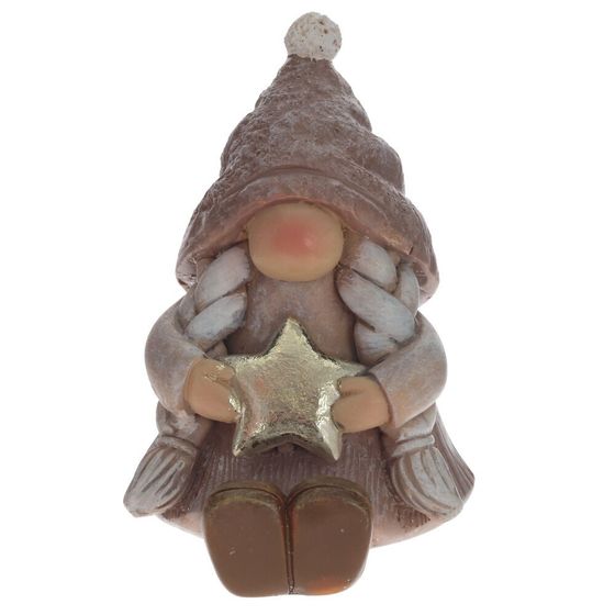 Фигурка декоративная &quot;Гном&quot;, L6,5 W6 H7 см, 2в.