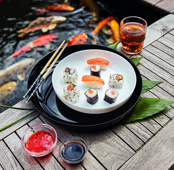 Тарелка для подачи ФРЕНДС ТАЙМ БЛЭК 17см