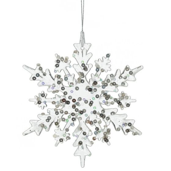 Украшение новогоднее &quot;Снежинка&quot;, L14 W0,1 H15 см