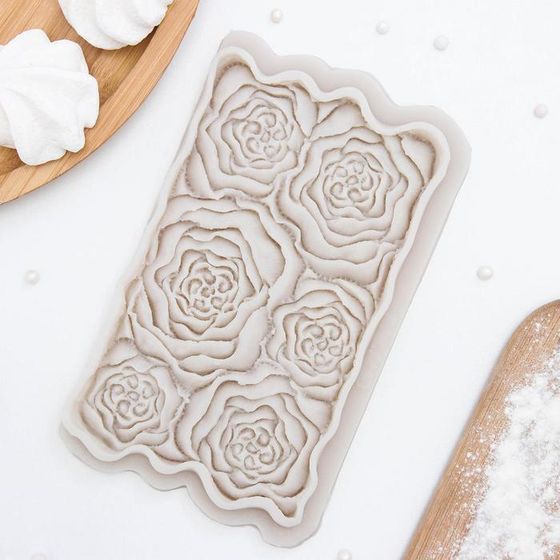 !09 Молд «Розарий», 17×10,5×1 см, цвет МИКС