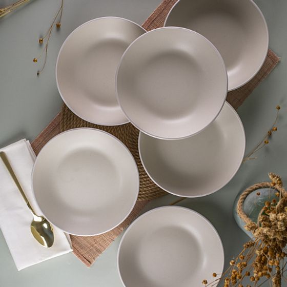 Тарелка суповая SCANDY MILK 20.5см