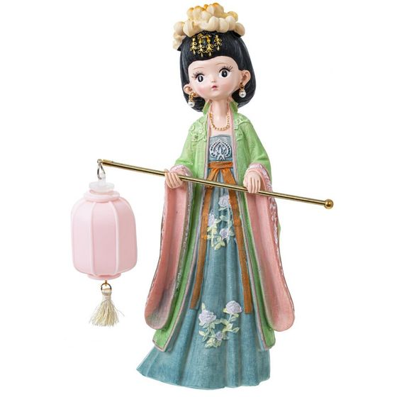 Фигурка декоративная &quot;Гейша&quot; (подсветка, 3xДR41) , Д15 Ш9 В21 см, 2в.