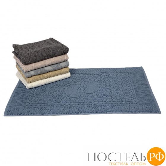 Полотенце для ног Карвен Vip Cotton &quot;TASLI&quot; 55*80 6шт.махра Н 3259