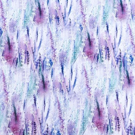 !09 Бумага (набор 2 листа) глянцевая "Лавандовые поля", 50 × 70 см.