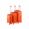 Набор чемоданов SUNSTONE оранжевых 3шт ABS в полоску