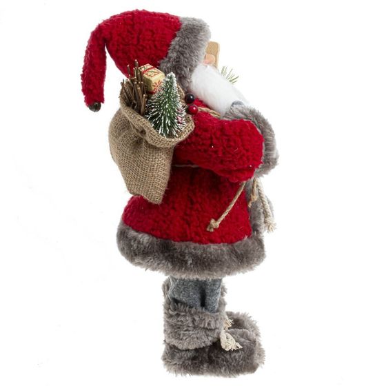 Дед Мороз, L23 W13 H57 см, разм.полк. Lп23 Wп13 Hп40 см