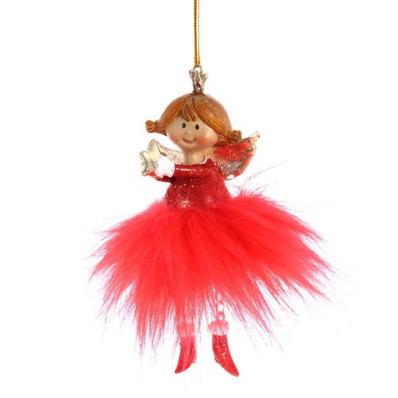 Украшение новогоднее &quot;Ангелочек&quot;, L5 W5 H11 см, 2в.