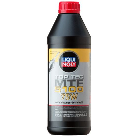 Трансмиссионное масло Liqui Moly, 75W, &quot;Top Tec MTF5100&quot;, 1 л