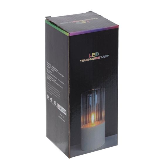 Изделие декоративное с подсветкой &quot;Свеча&quot;, L8 W8 H20 см,  (3хААА не прилаг.)