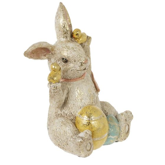 Фигурка декоративная "Заяц", L12 W9,5 H16,5 см