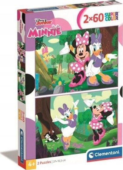 Clementoni Clementoni Puzzle 2x60el SuperColor Minnie Mouse 24815