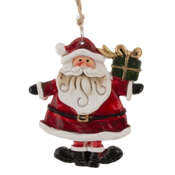 Изделие декоративное подвесное &quot;Дед Мороз&quot;, L7,5 W1,5 H8 см, 4в.