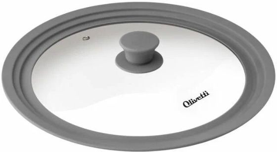 Крышка 24-28см Olivetti GLU24 универсальная серый