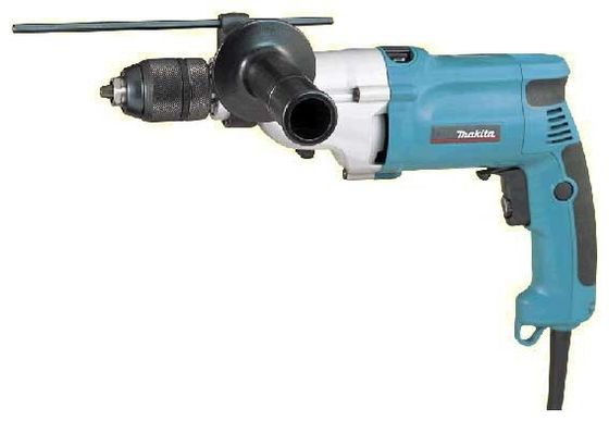 Дрель ударная Makita HP2051 720Вт патрон:быстрозажимной кейс