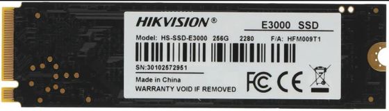 Накопитель SSD 256Gb Hikvision PCI-E 3.0 x4 M.2 2280 HS-SSD-E3000/256G E3000