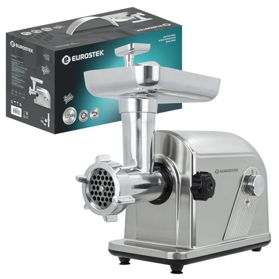 Мясорубка Eurostek EMG-0905 3200Вт серебристый